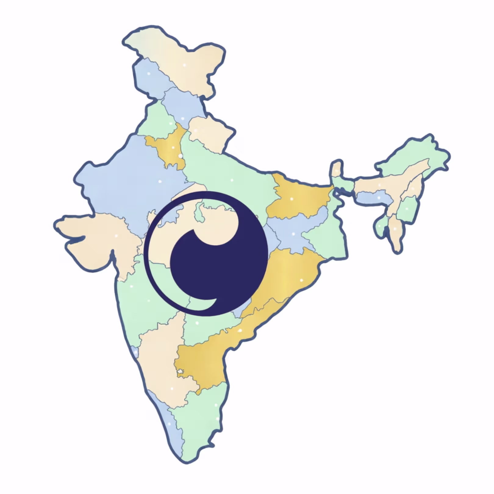 India map showing our nationwide presence